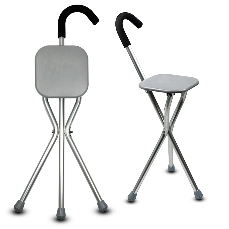 恒康手杖凳坐凳拐杖轻便铝合金B04-1型