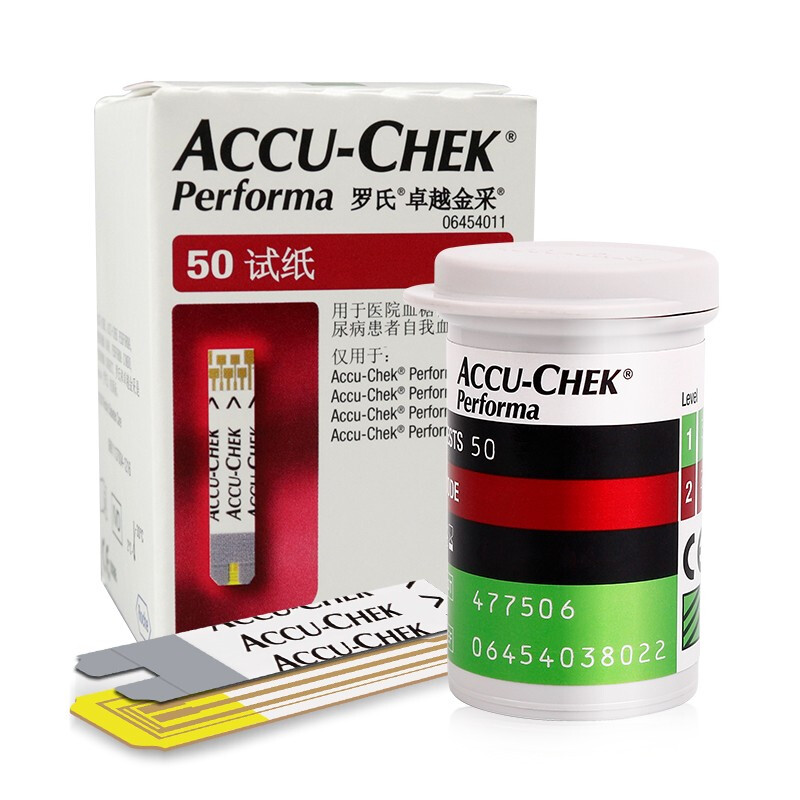 罗氏卓越金锐金采血糖试纸
