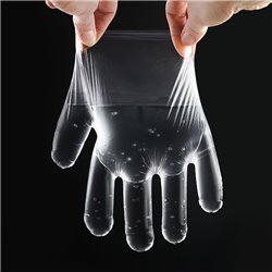 科邦 檢查手套PE醫用透明手套 M號（1袋100只）